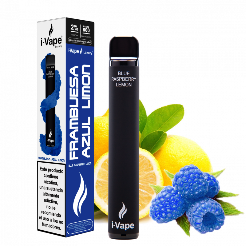 i-Vape Blue Raspberry Lemon 800 Puff