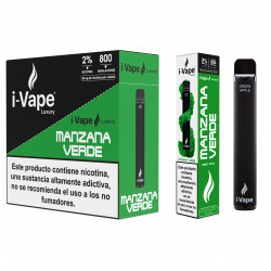 i-Vape Green Apple 800 Puff
